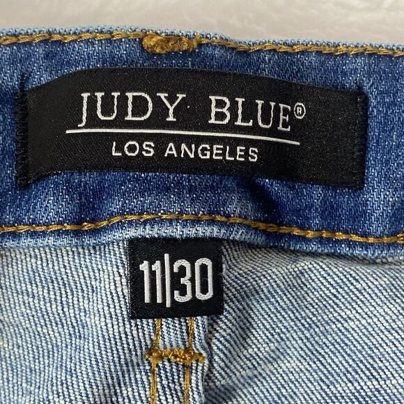 Judy Blue Jeans Womens‎ 11/30  Ankle Skinny Ripped Distressed 28 Slimming - Picture 5 of 16